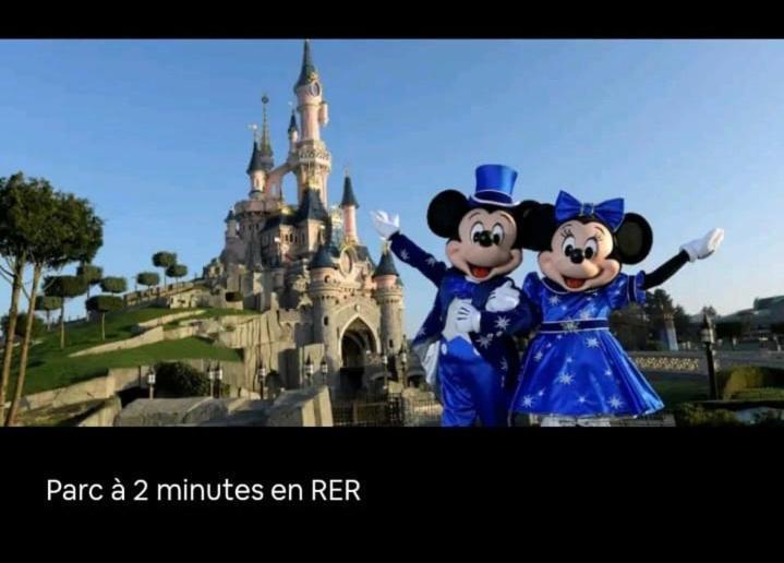 Sweet Appartement Disneyland Paris Parking 300M Station Val D'Europe Chessy  Εξωτερικό φωτογραφία